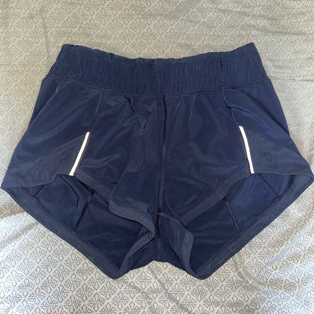 Lululemon Athletica Dark Blue Athletic Shorts